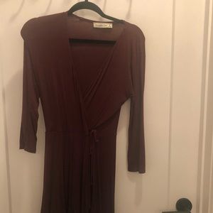 Abercrombie and Fitch Cotton Wrap Dress